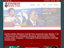 Tablet Screenshot of efathaministry.org